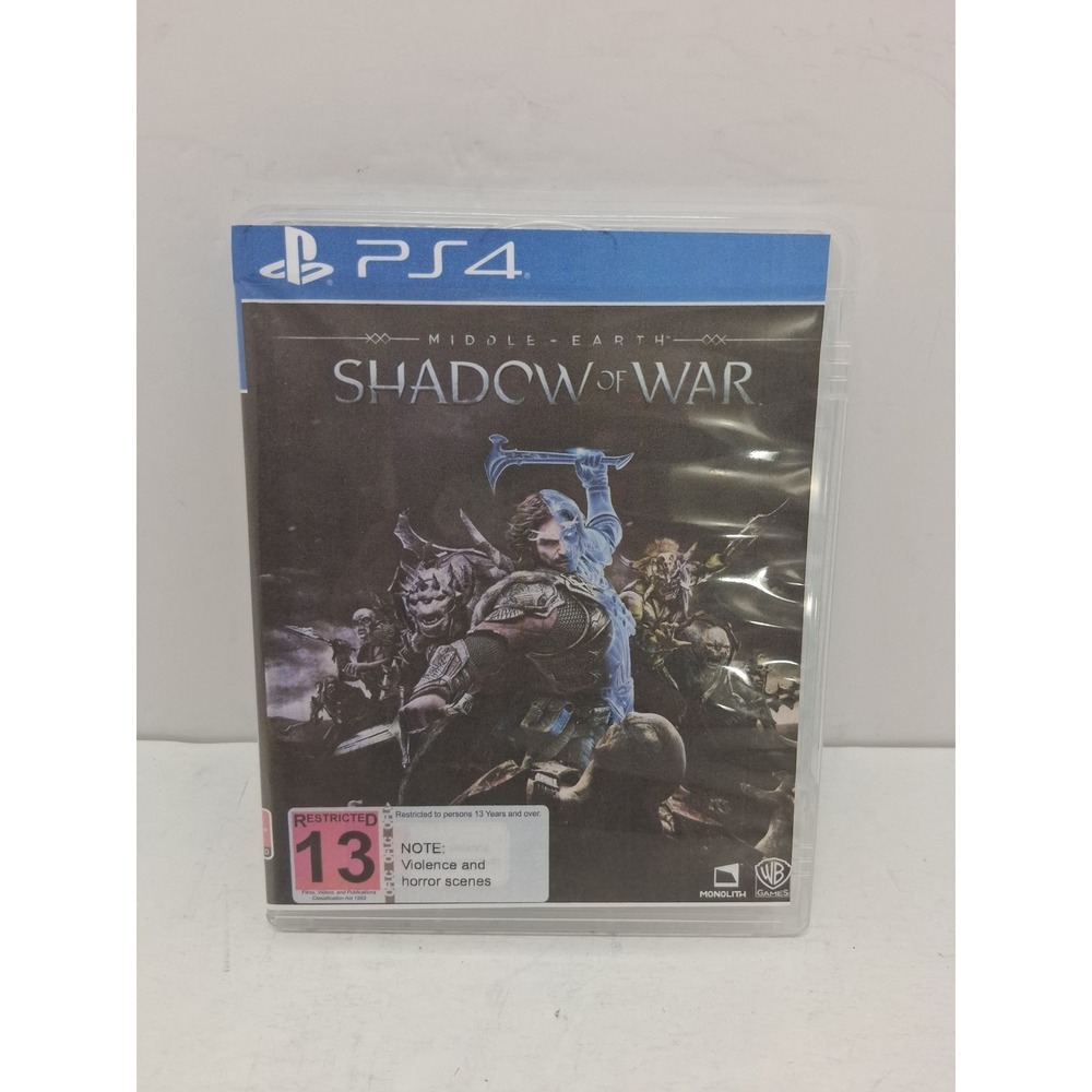 Middle Earth Shadow of War Sony PS4 PlayStation 4 Action RPG Game Disc CIB